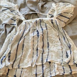 cute summer flowy top